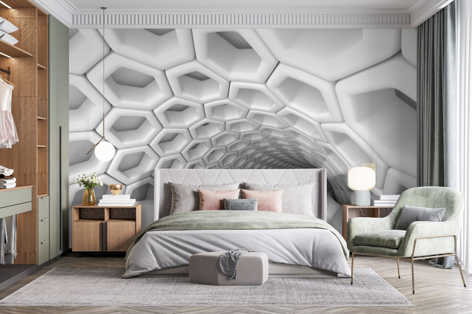 Fotobehang onvoorspelbaarheid in het onbeperkte fragment