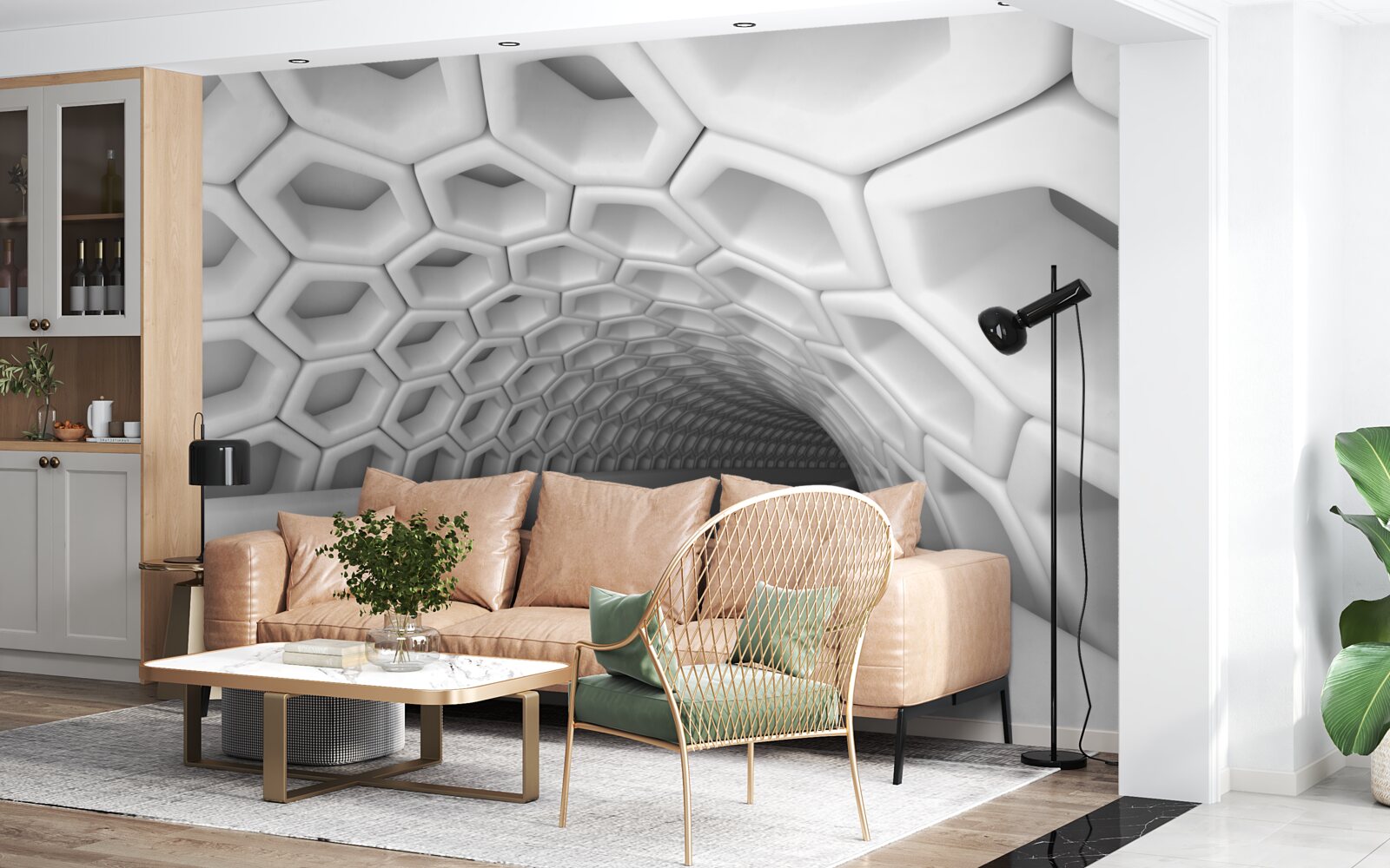 Fotobehang onvoorspelbaarheid in het onbeperkte fragment