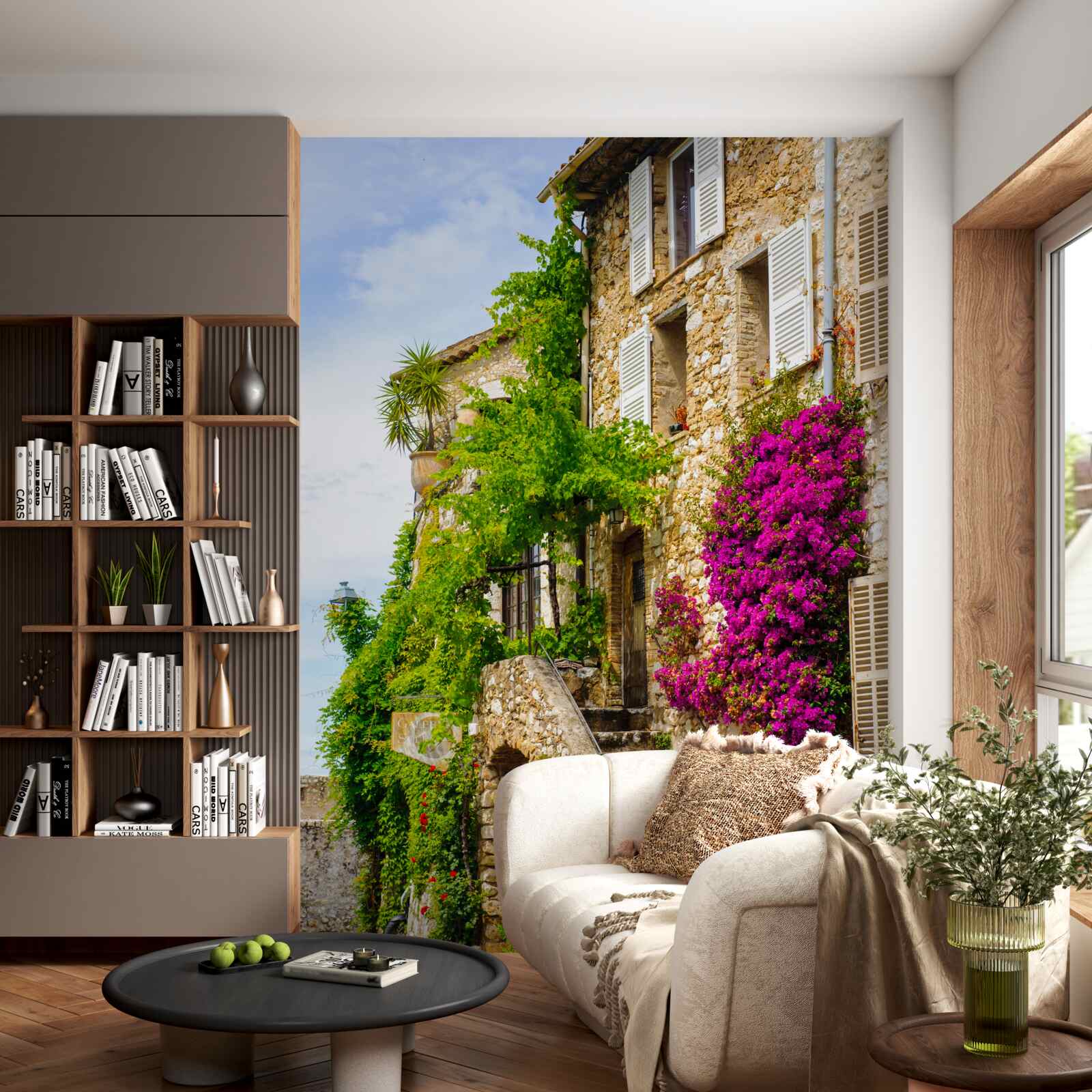 Fotobehang oude italiaanse residentie