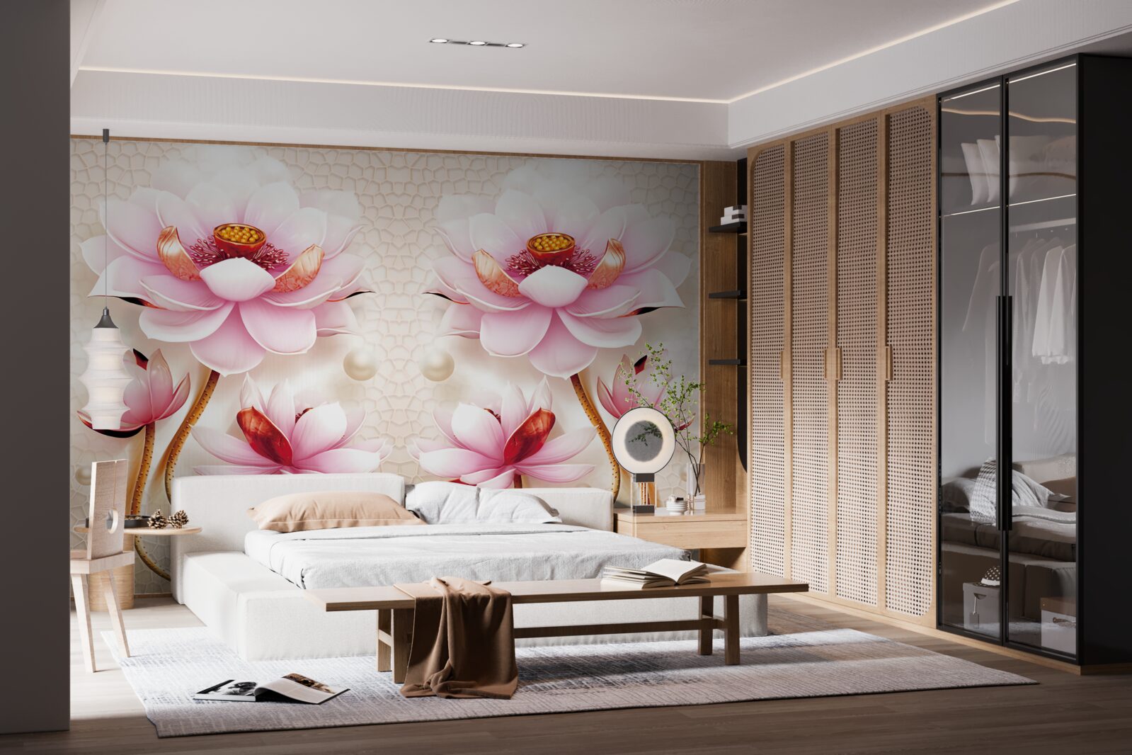 Fotobehang zeebewoners en zeldzame planten