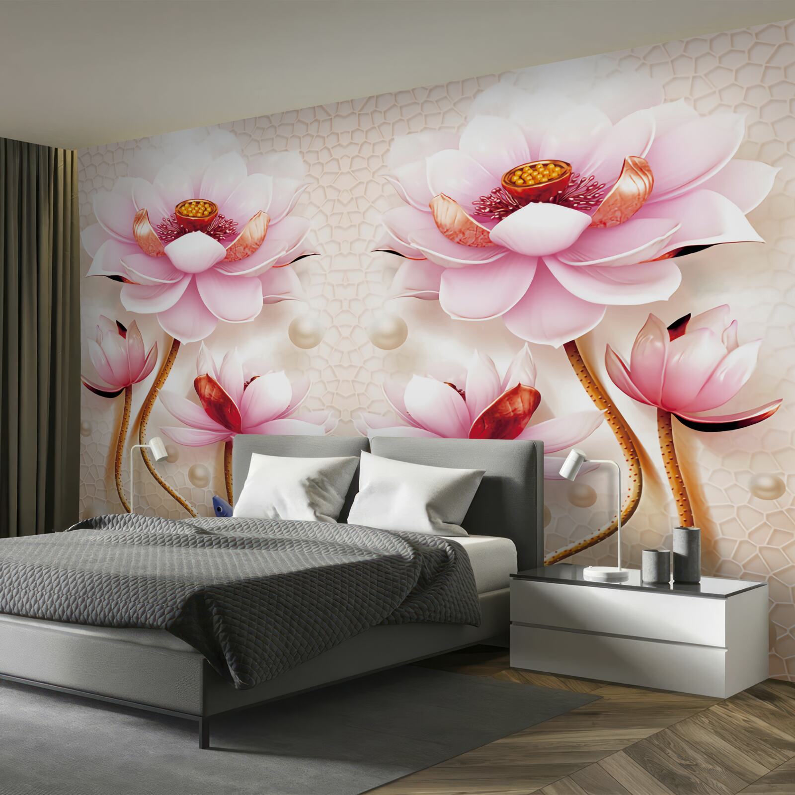 Fotobehang zeebewoners en zeldzame planten