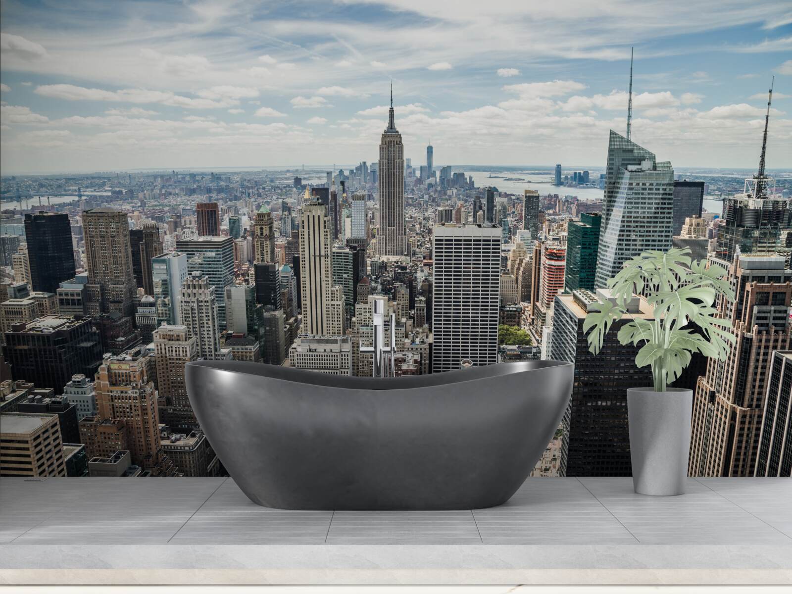 Fotobehang dagelijks panoramisch uitzicht