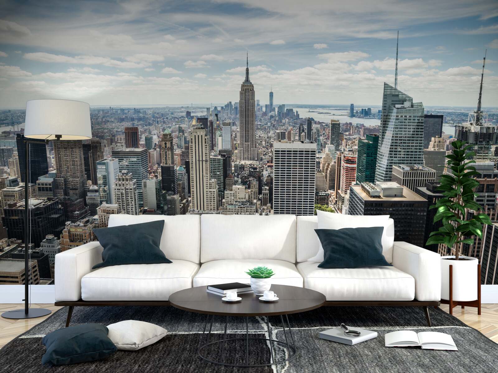 Fotobehang dagelijks panoramisch uitzicht