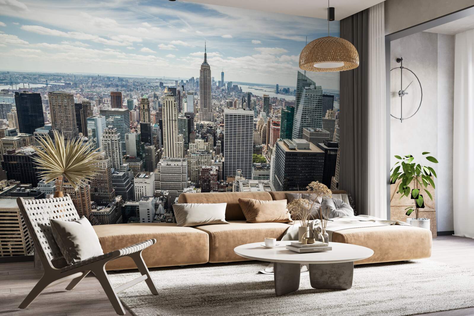 Fotobehang dagelijks panoramisch uitzicht