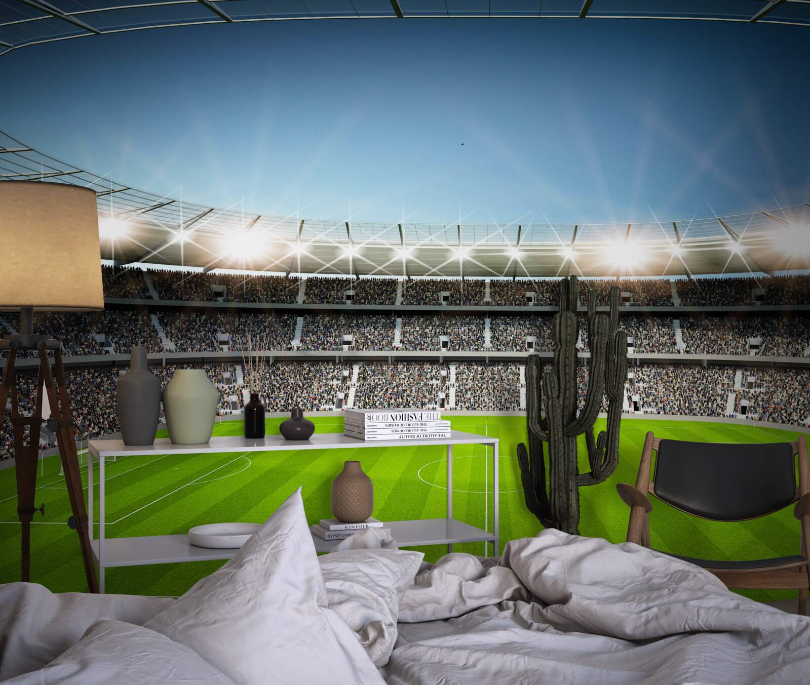 Fotobehang supportersstadion