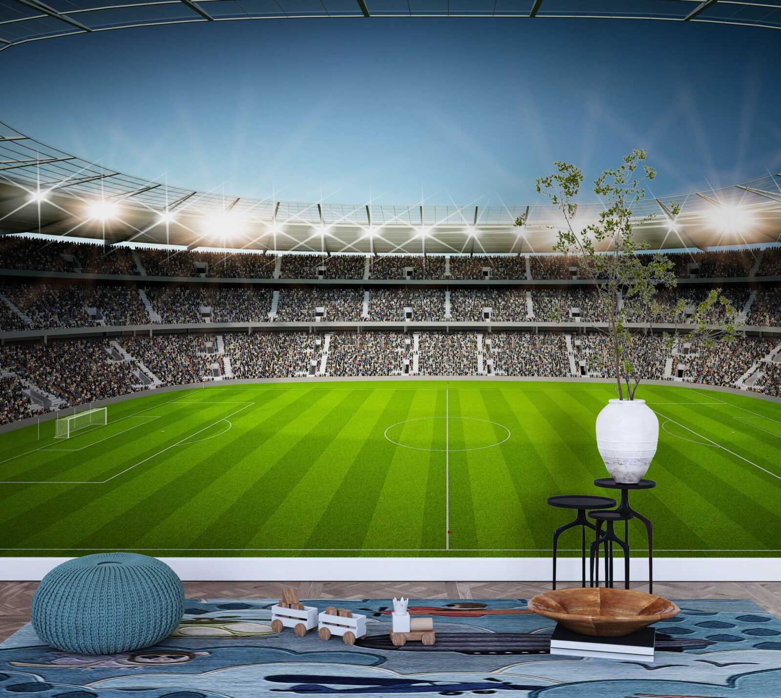 Fotobehang supportersstadion