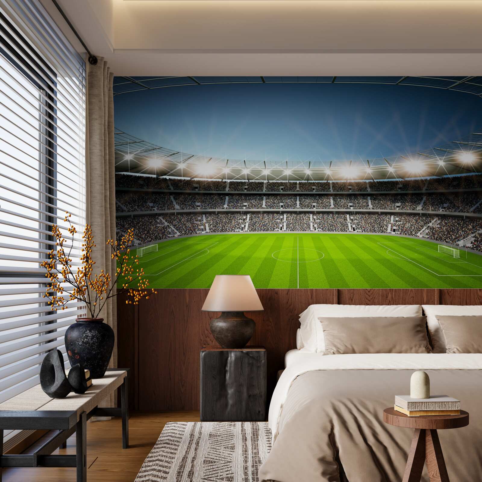 Fotobehang supportersstadion