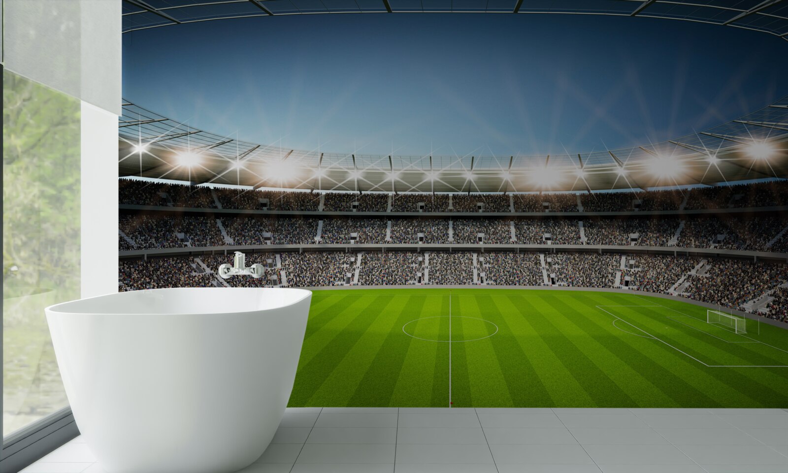 Fotobehang supportersstadion