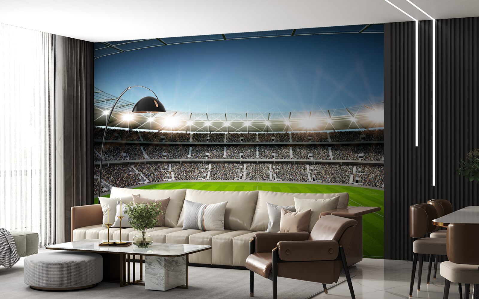 Fotobehang supportersstadion