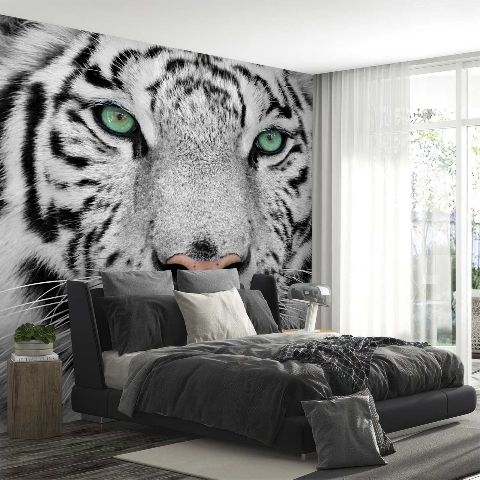 Fotobehang de prachtige witte tijger