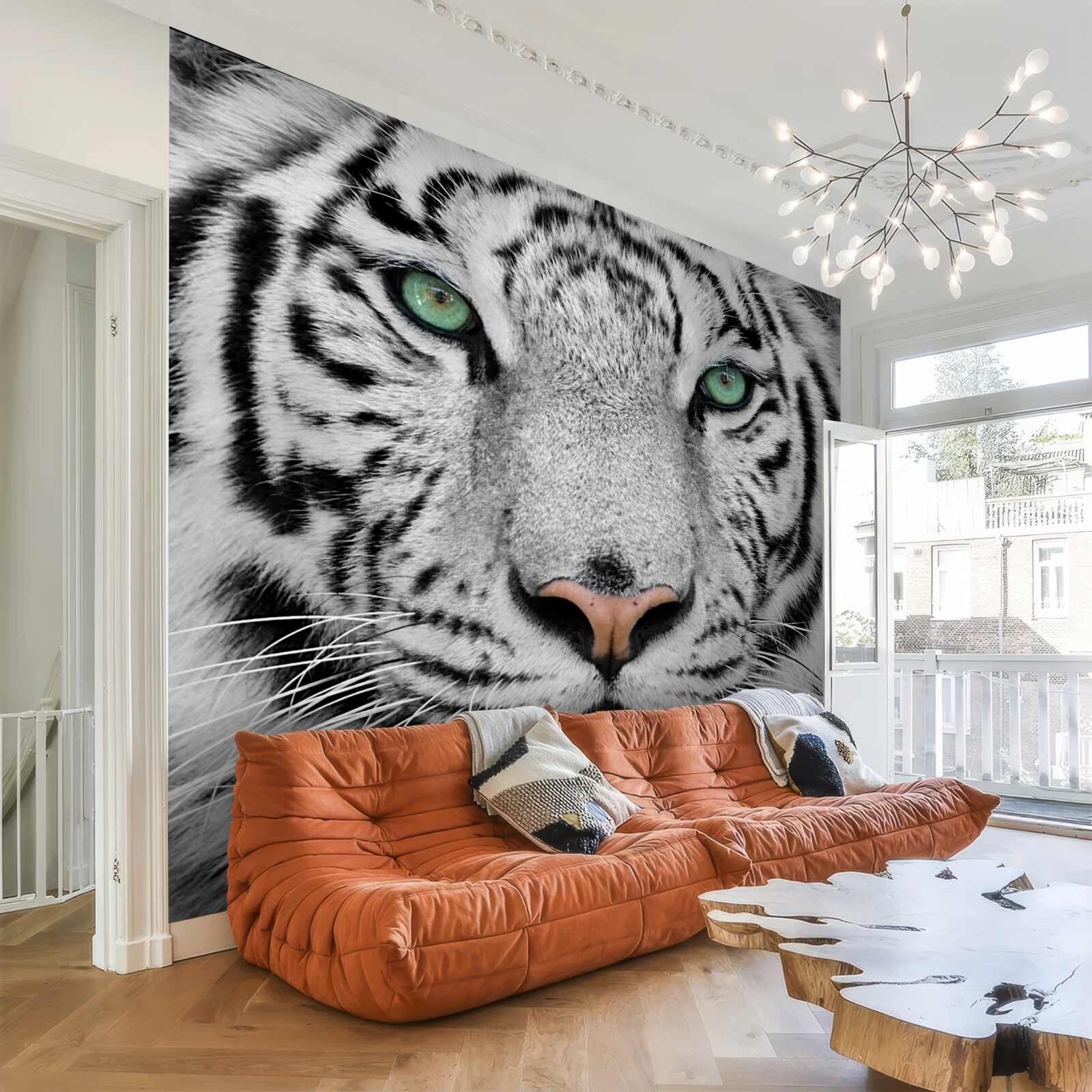 Fotobehang de prachtige witte tijger