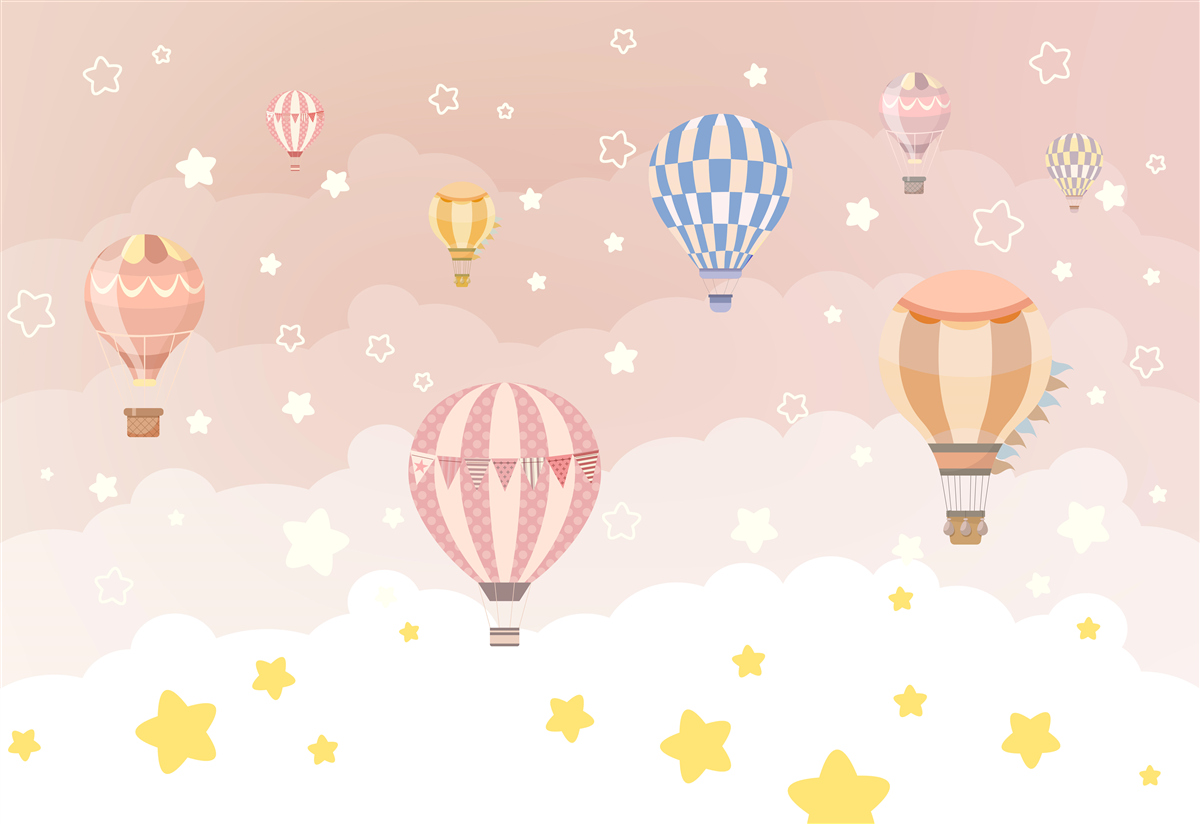 Fotobehang ballonvaart