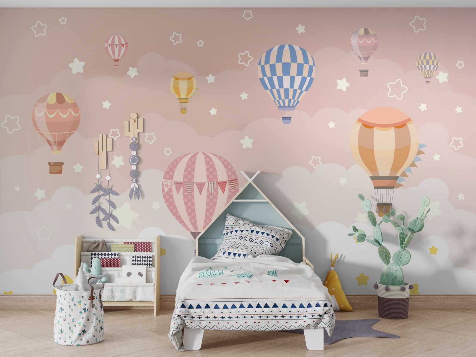 Fotobehang ballonvaart