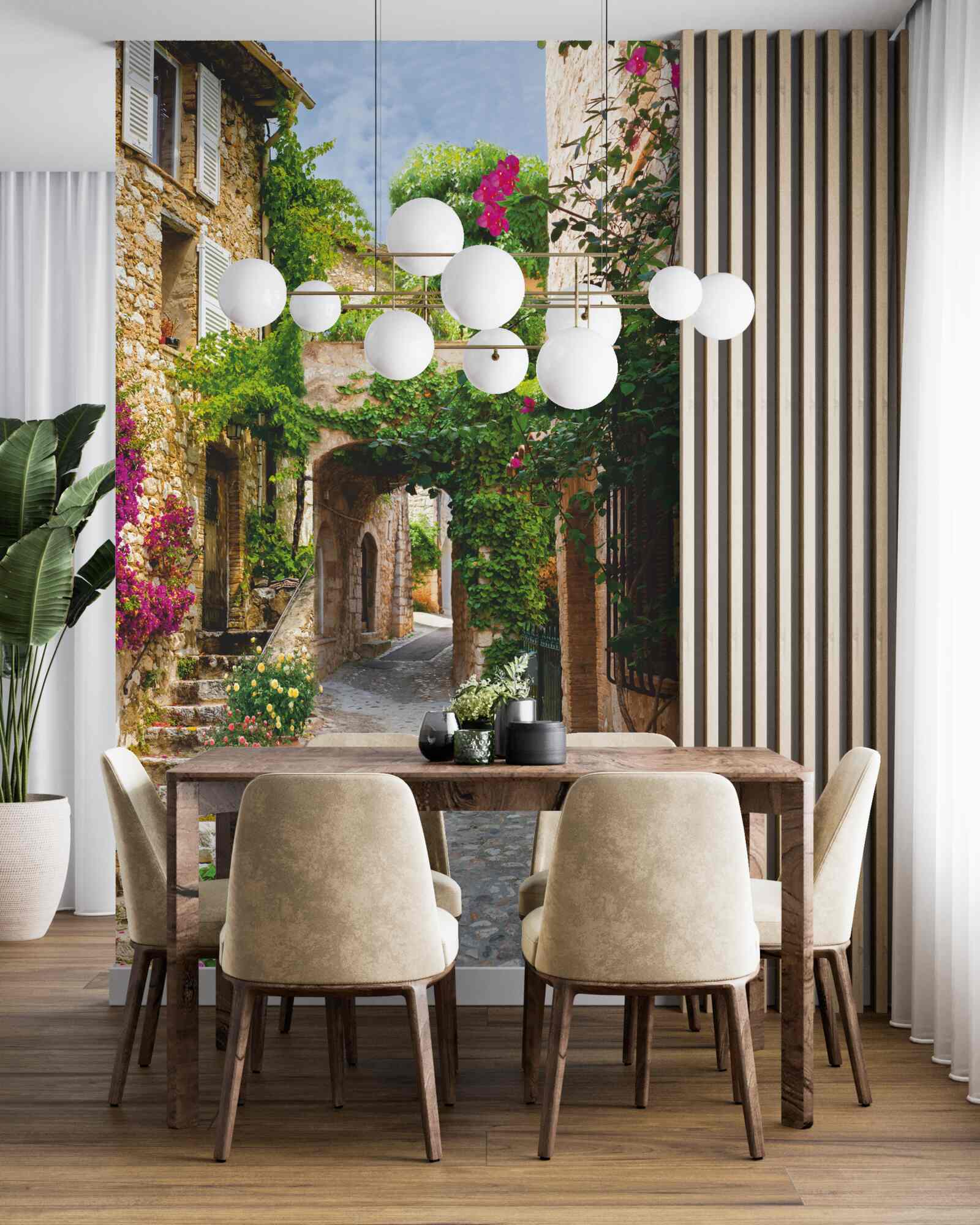 Fotobehang zomer adriatische laan