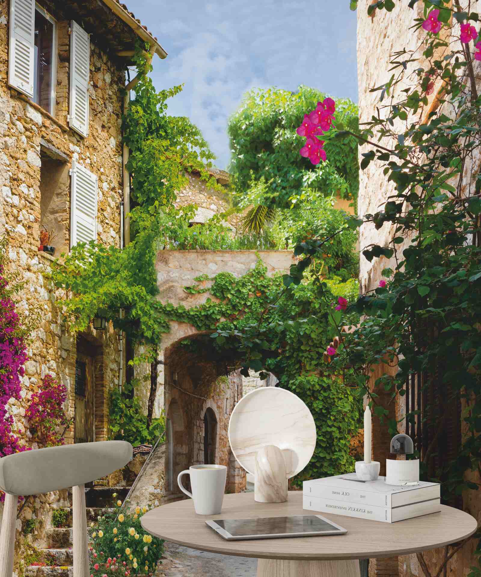 Fotobehang zomer adriatische laan