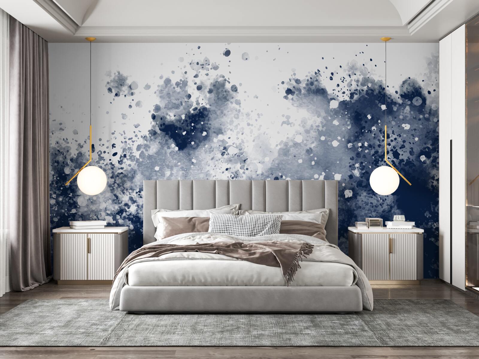 Fotobehang de oceaan in een storm