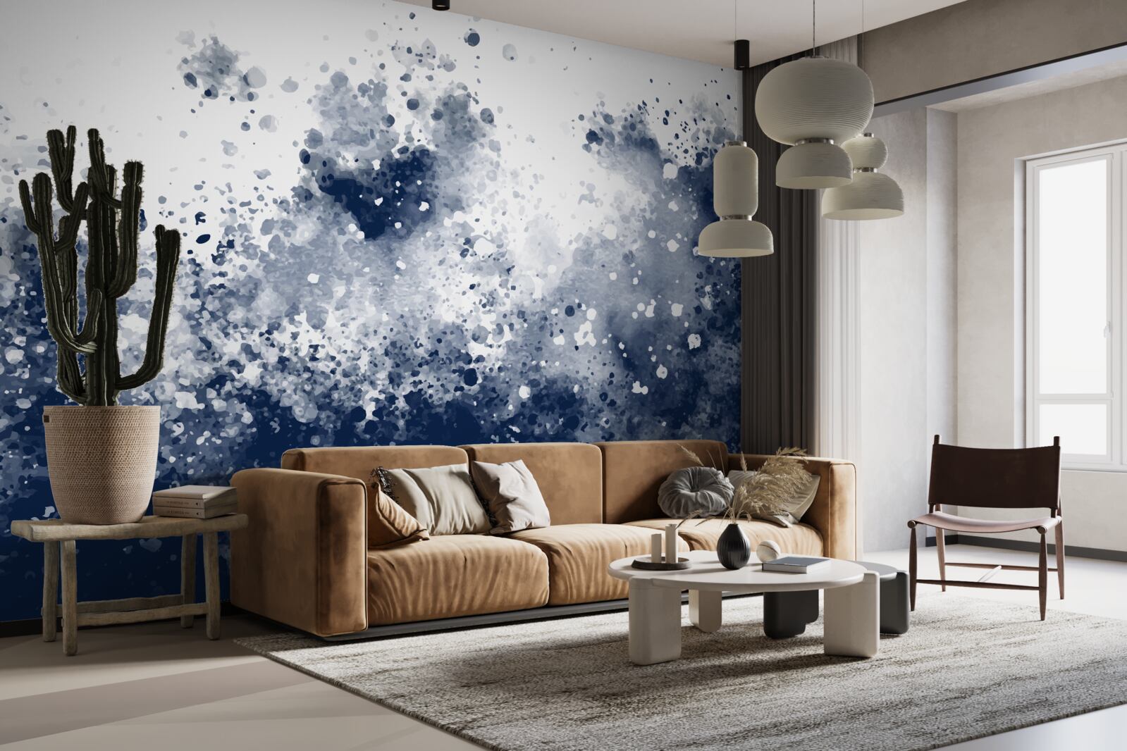 Fotobehang de oceaan in een storm