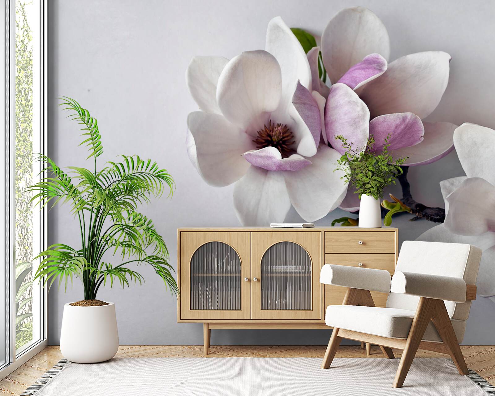 Fotobehang bloemen van ongelooflijke schoonheid en groot formaat