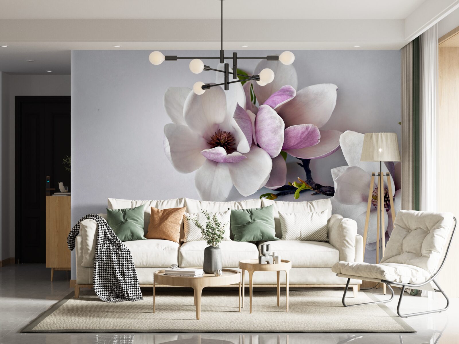 Fotobehang bloemen van ongelooflijke schoonheid en groot formaat