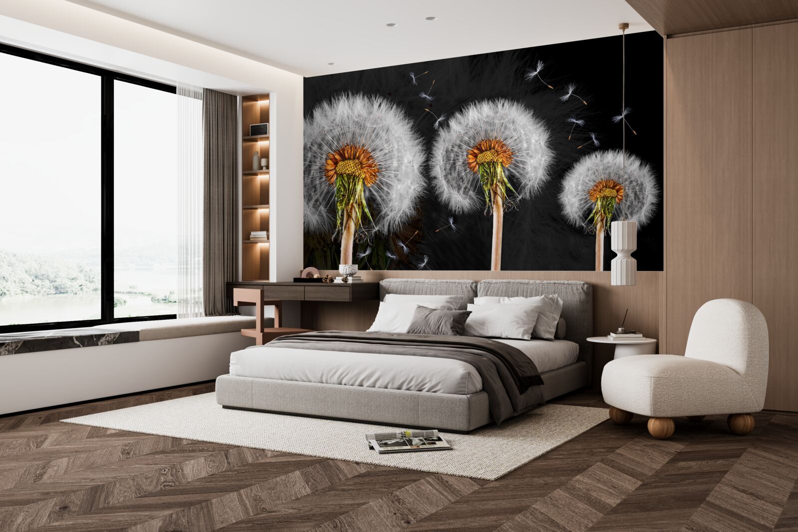 Fotobehang verlepte grote kuit