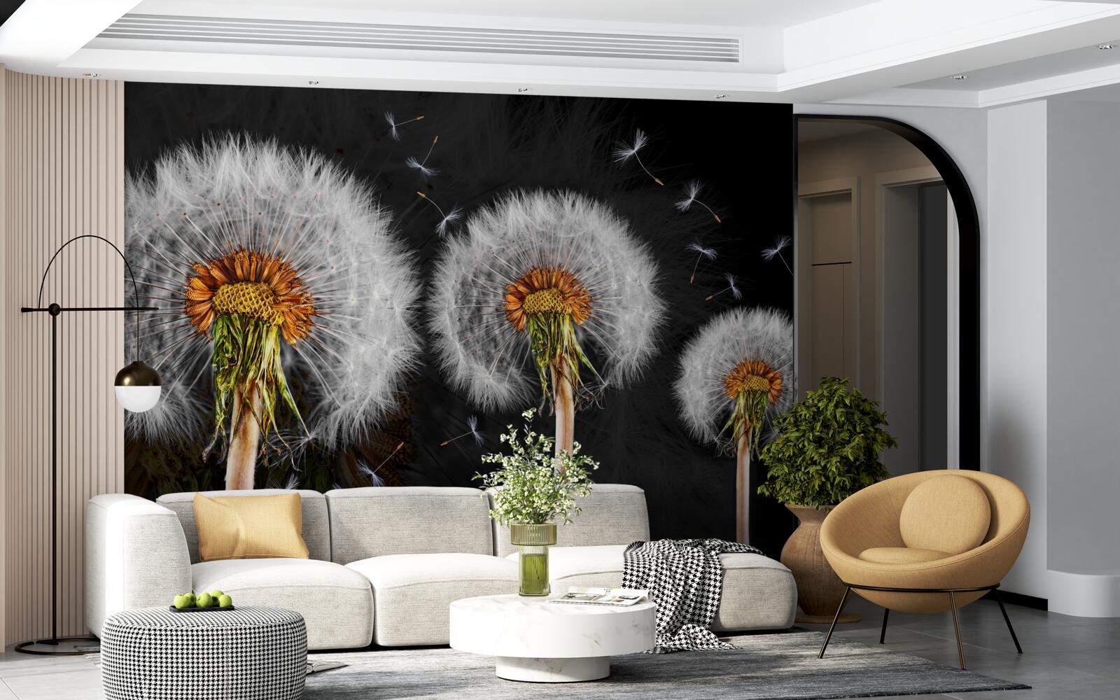 Fotobehang verlepte grote kuit