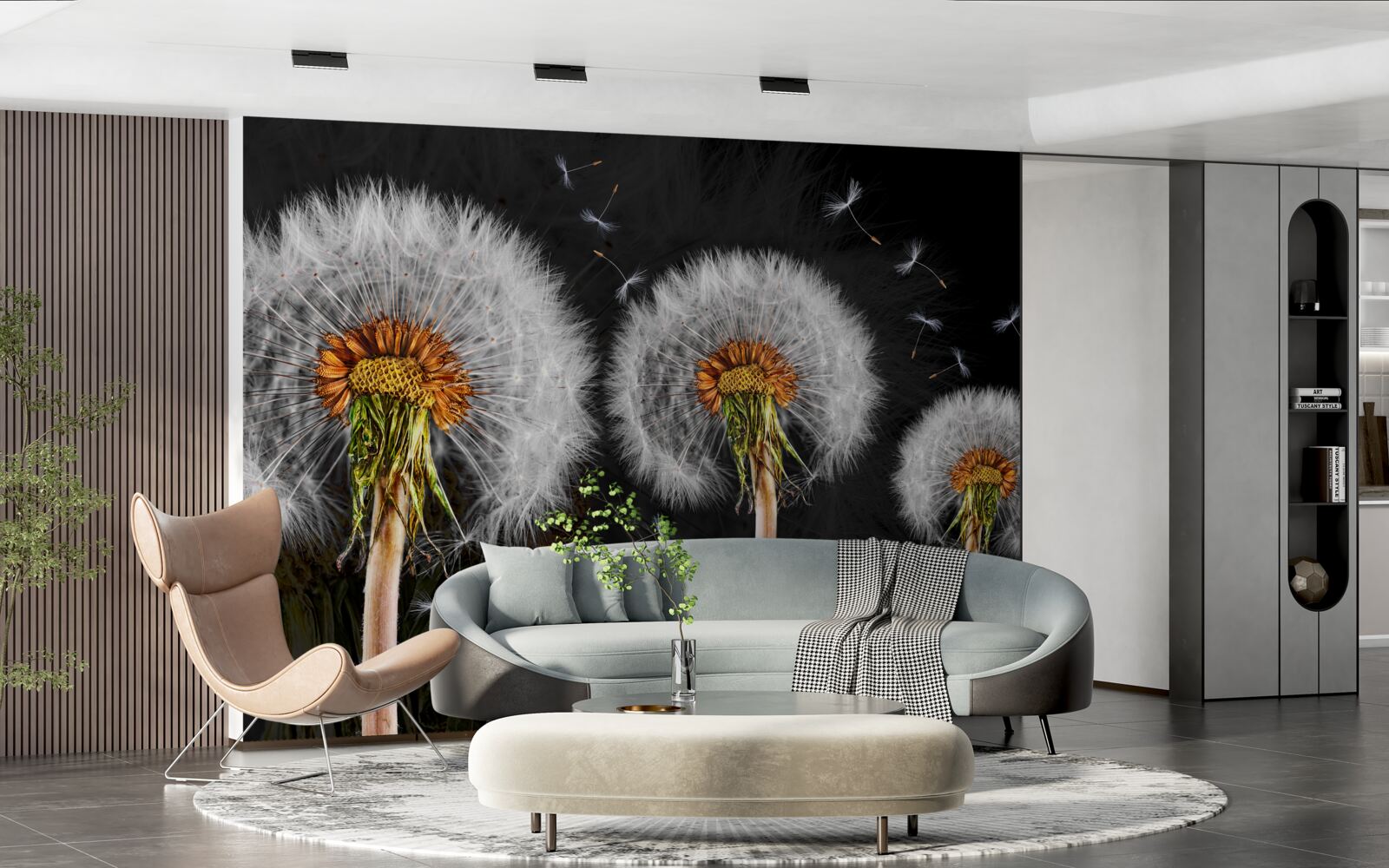 Fotobehang verlepte grote kuit