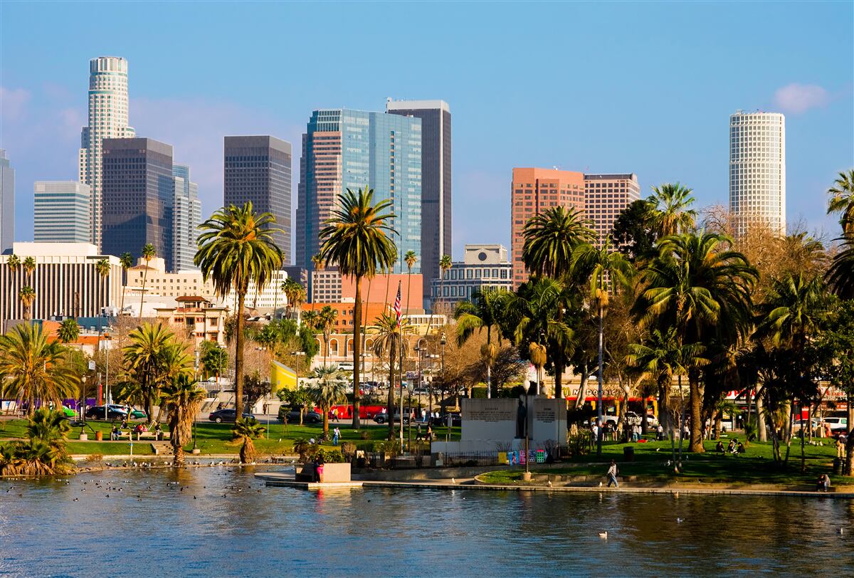 Fotobehang de geneugten van de zomer in los angeles