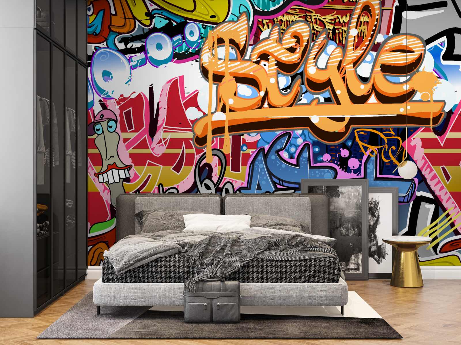 Fotobehang Levende muurkunst