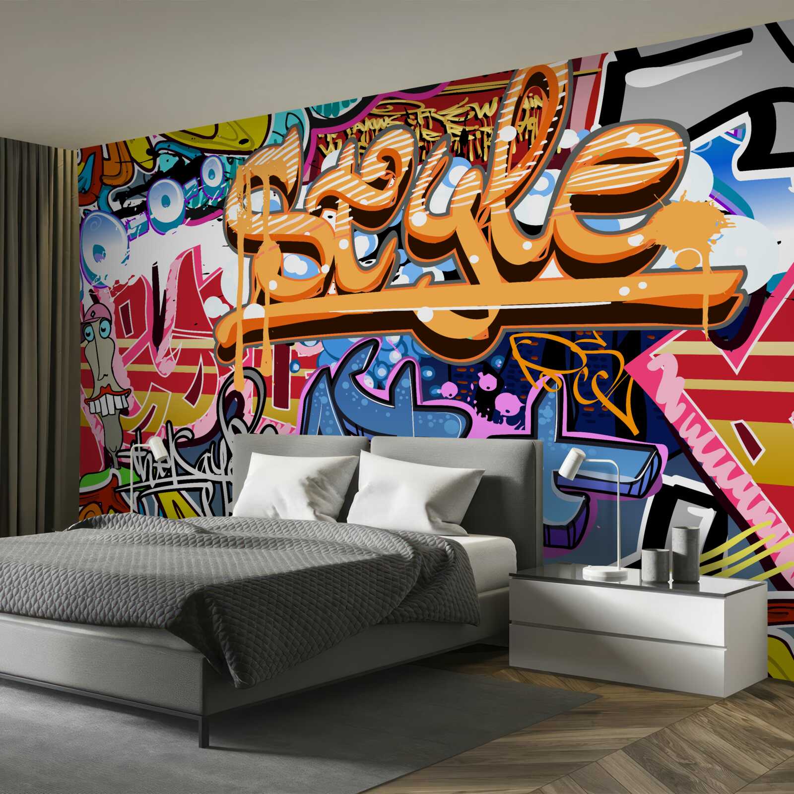 Fotobehang Levende muurkunst