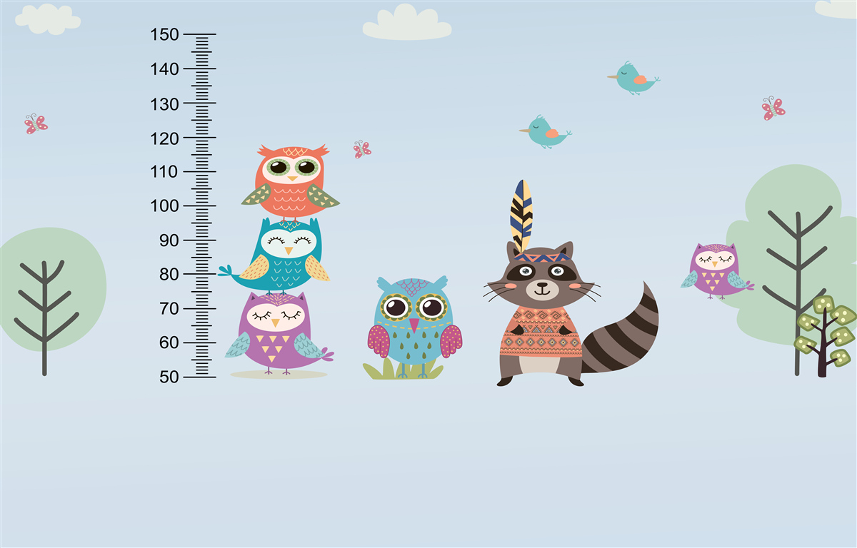 Fotobehang dieren bepalen hun groei