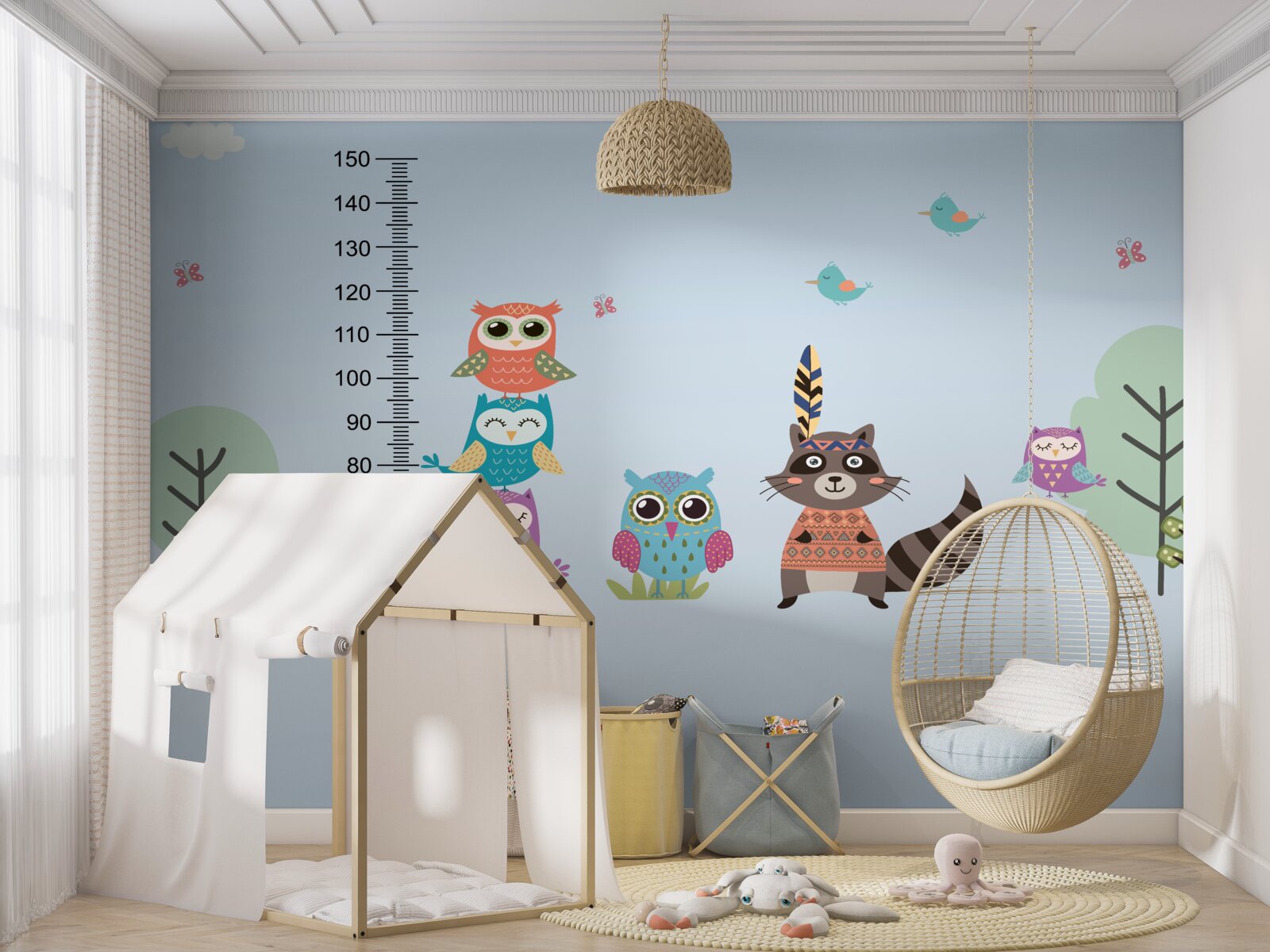 Fotobehang dieren bepalen hun groei