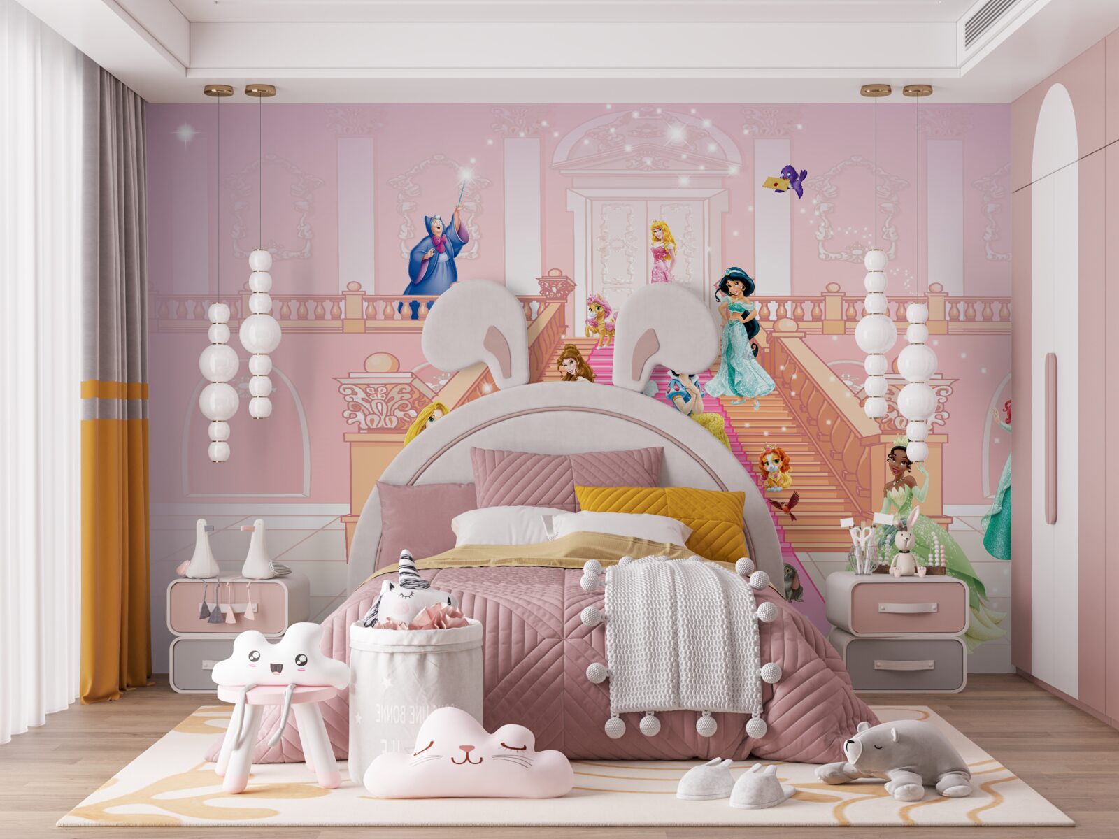 Fotobehang disney tekenfilm prinsessen