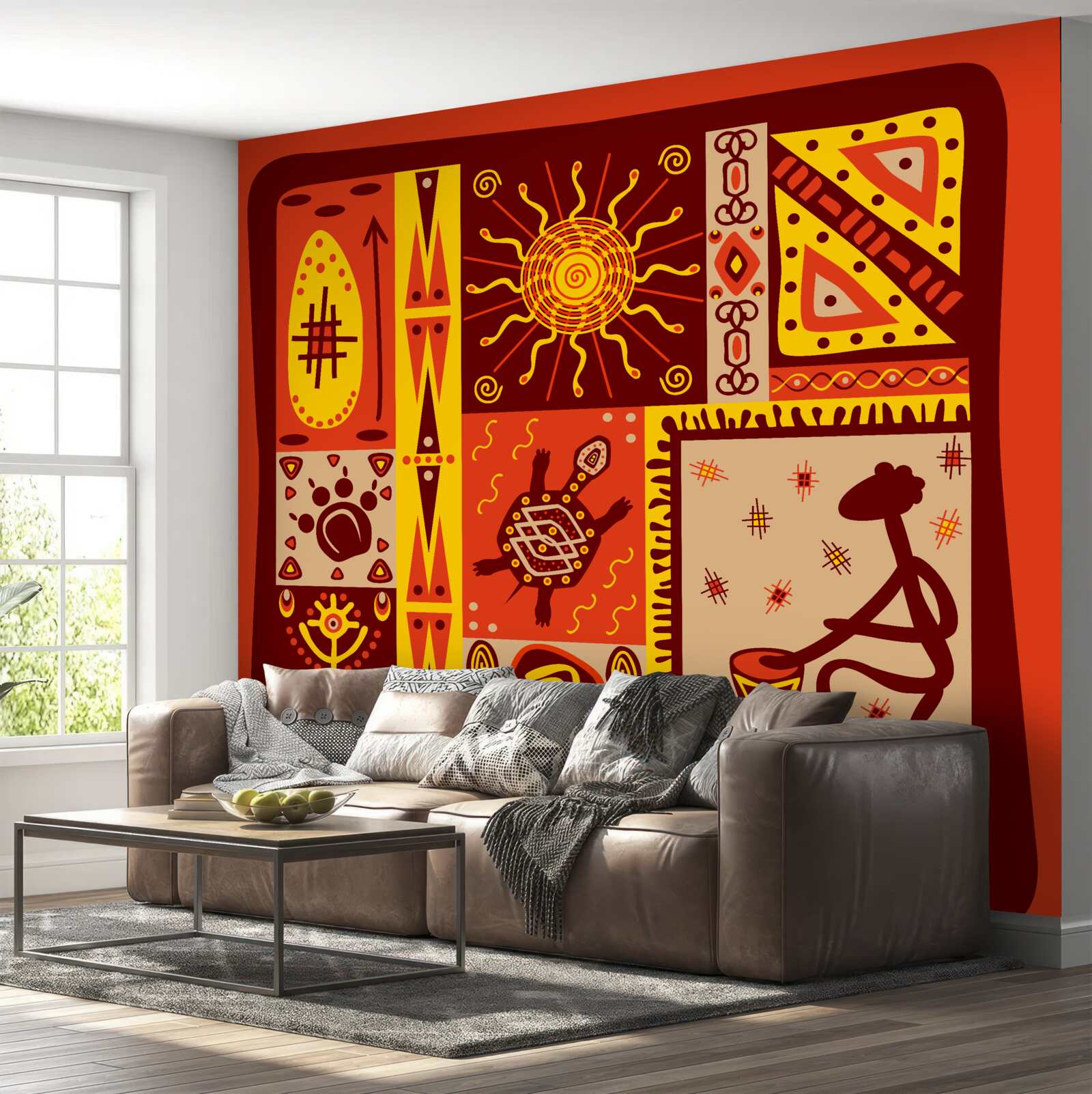 Fotobehang zachte bloemblaadjes in witte en roze tinten