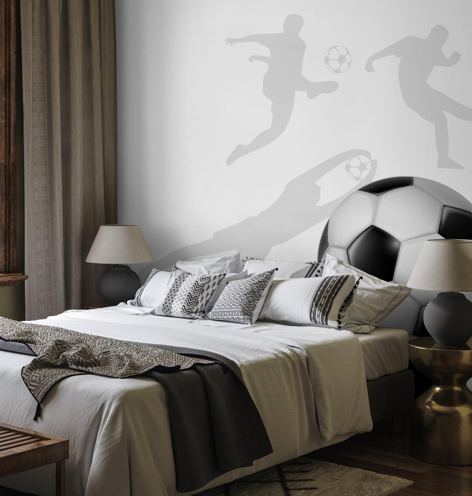 Fotobehang grote voetbal