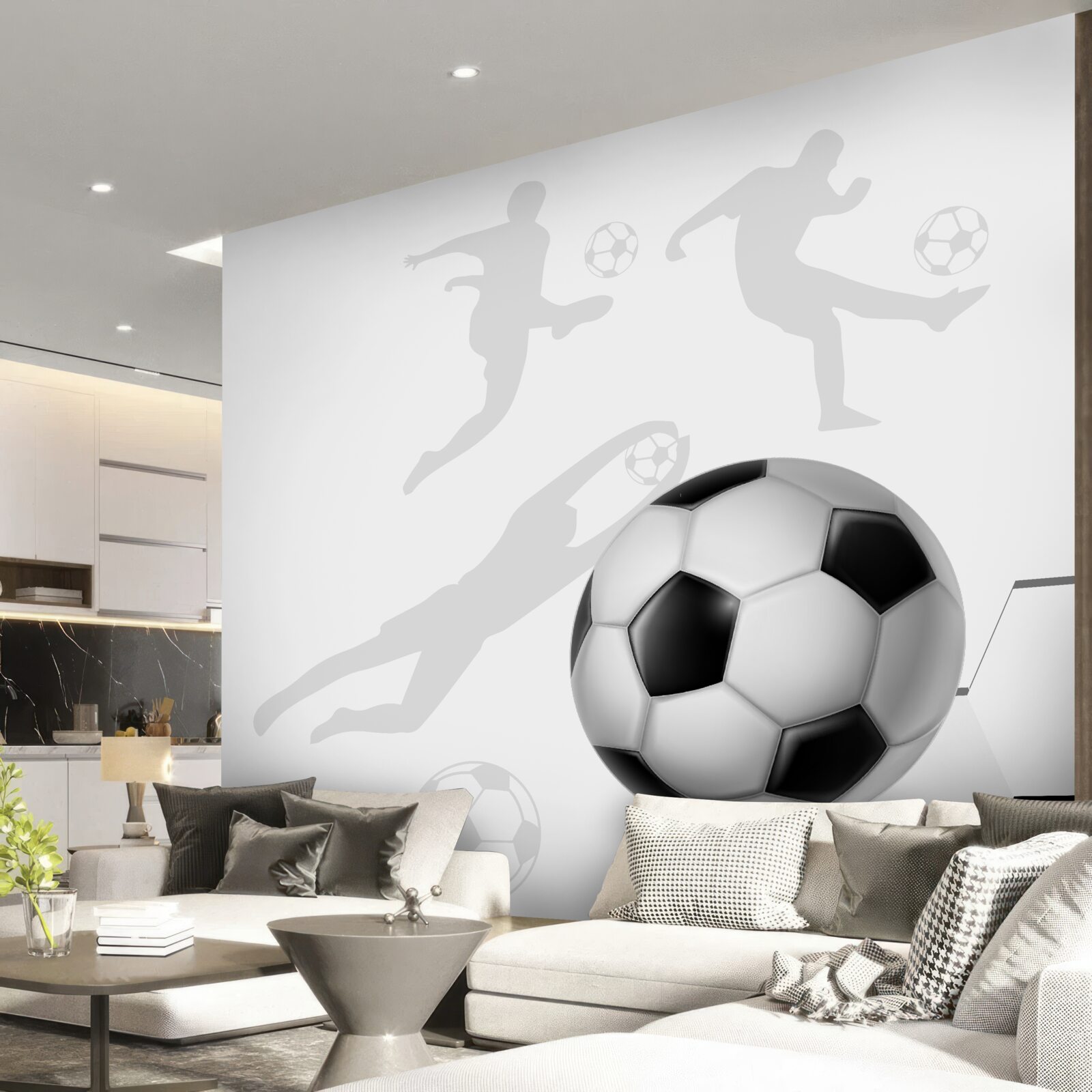 Fotobehang grote voetbal