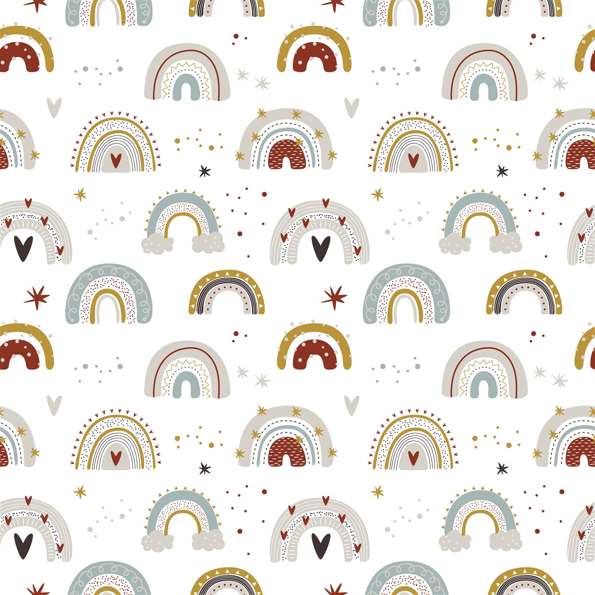 Fotobehang allerlei abstracte regenbogen