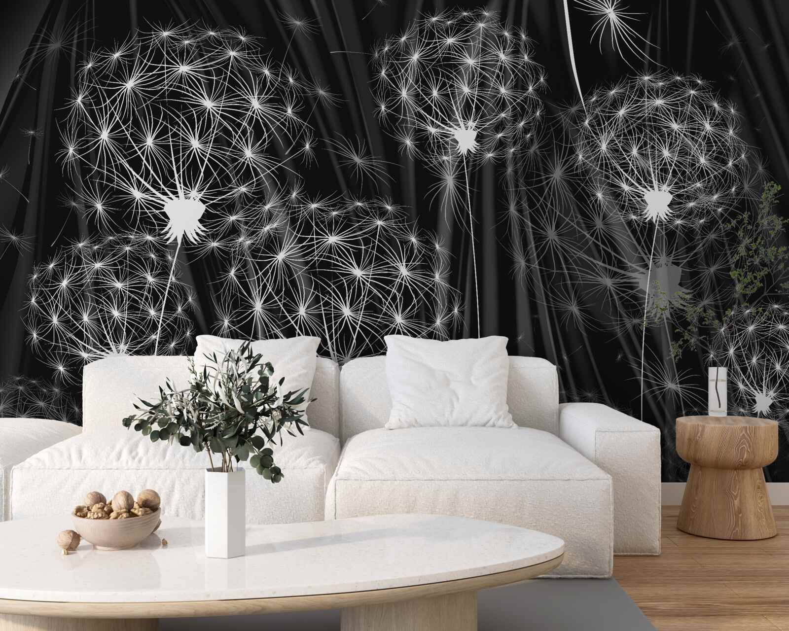 Fotobehang helderwitte kuit