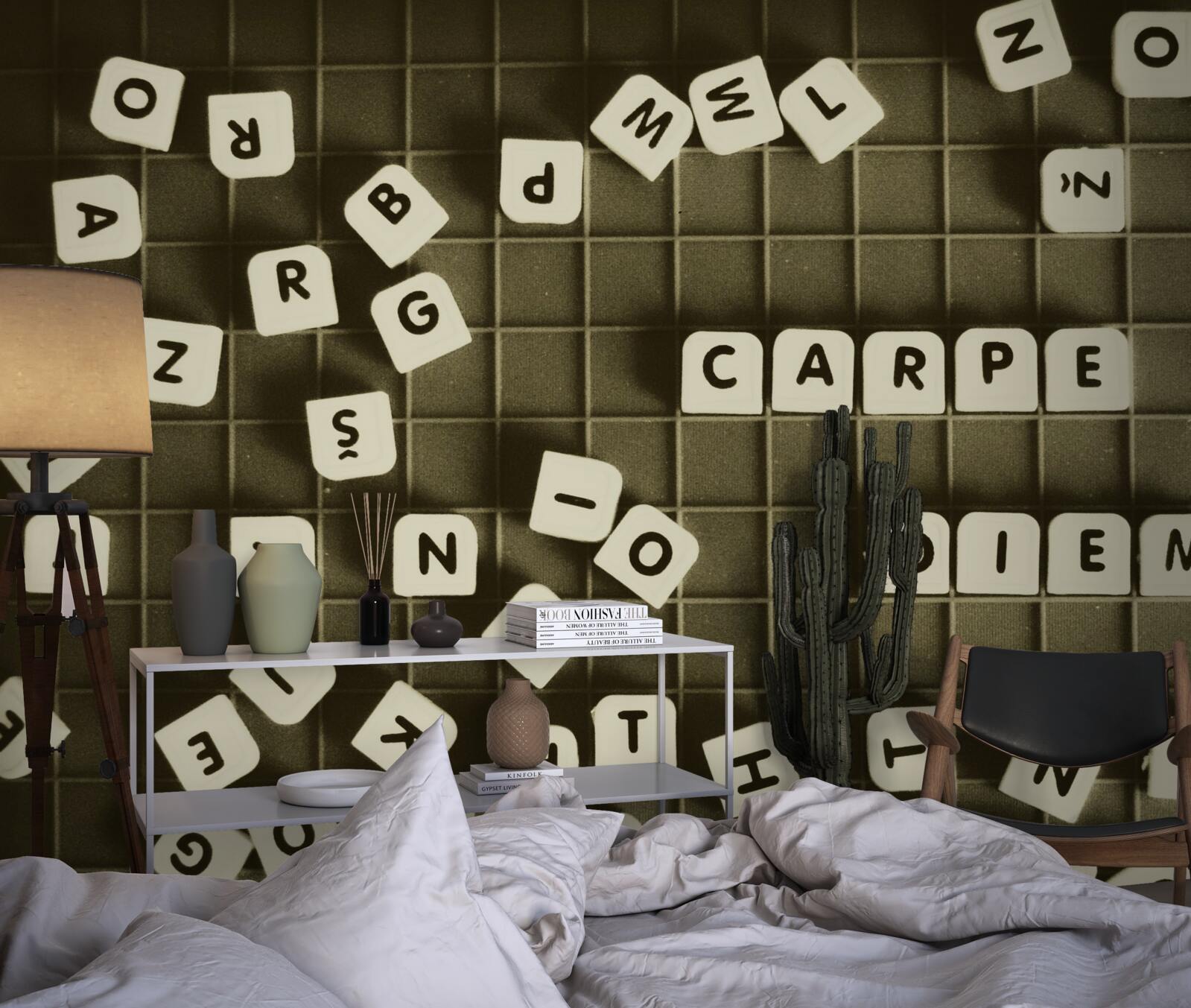 Fotobehang woordspeling