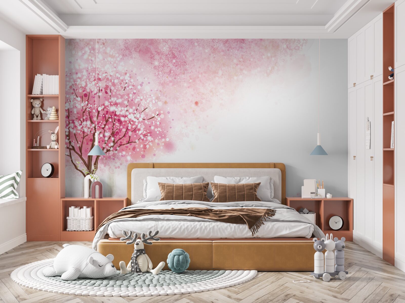 Fotobehang Tuinhuis in Japanse stijl