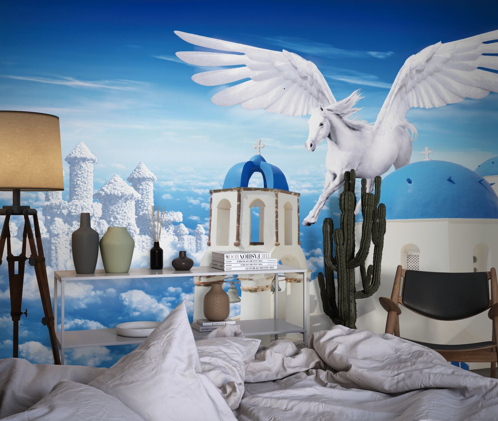 Fotobehang zweefvliegtuig pegasus