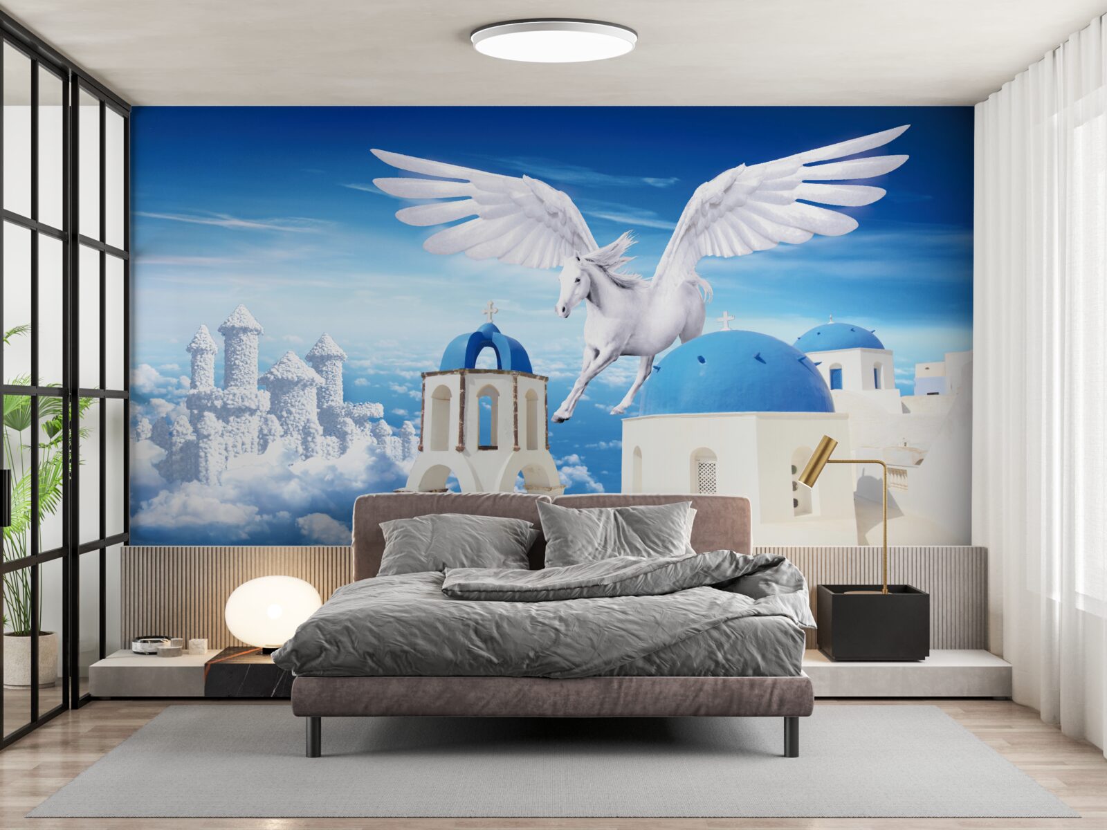 Fotobehang zweefvliegtuig pegasus