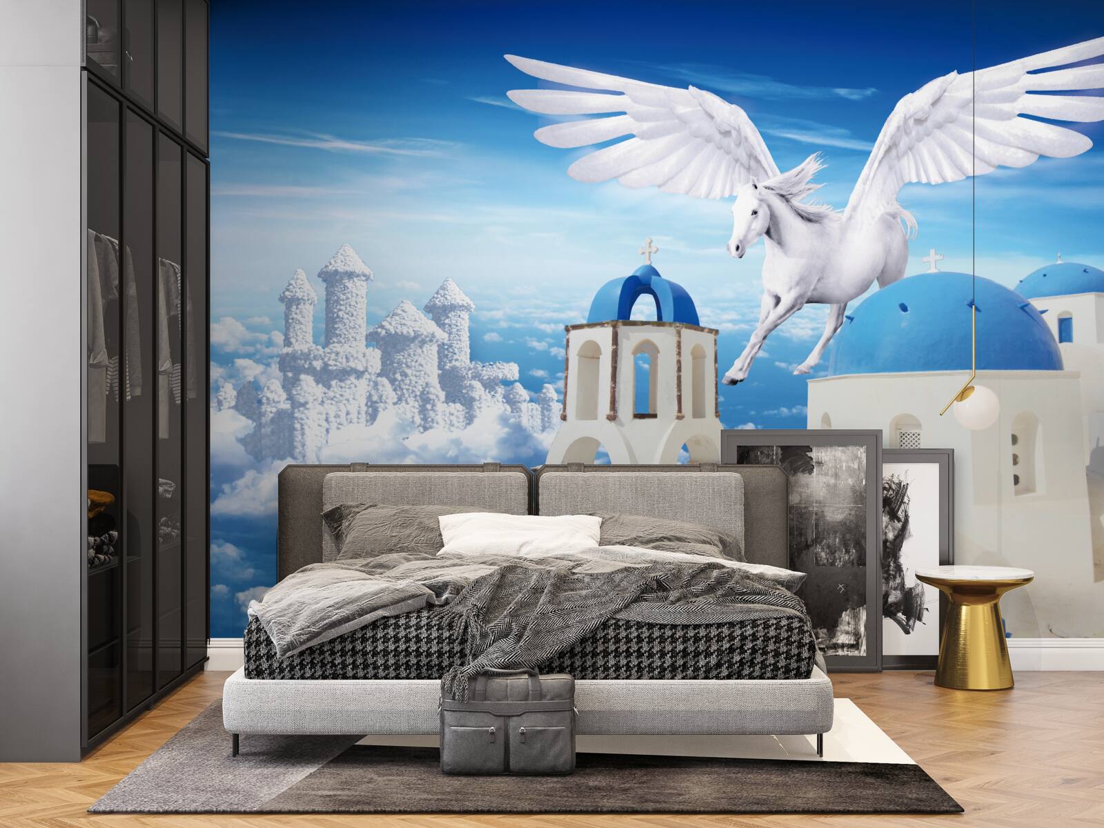 Fotobehang zweefvliegtuig pegasus