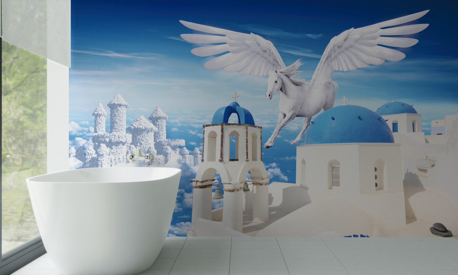 Fotobehang zweefvliegtuig pegasus