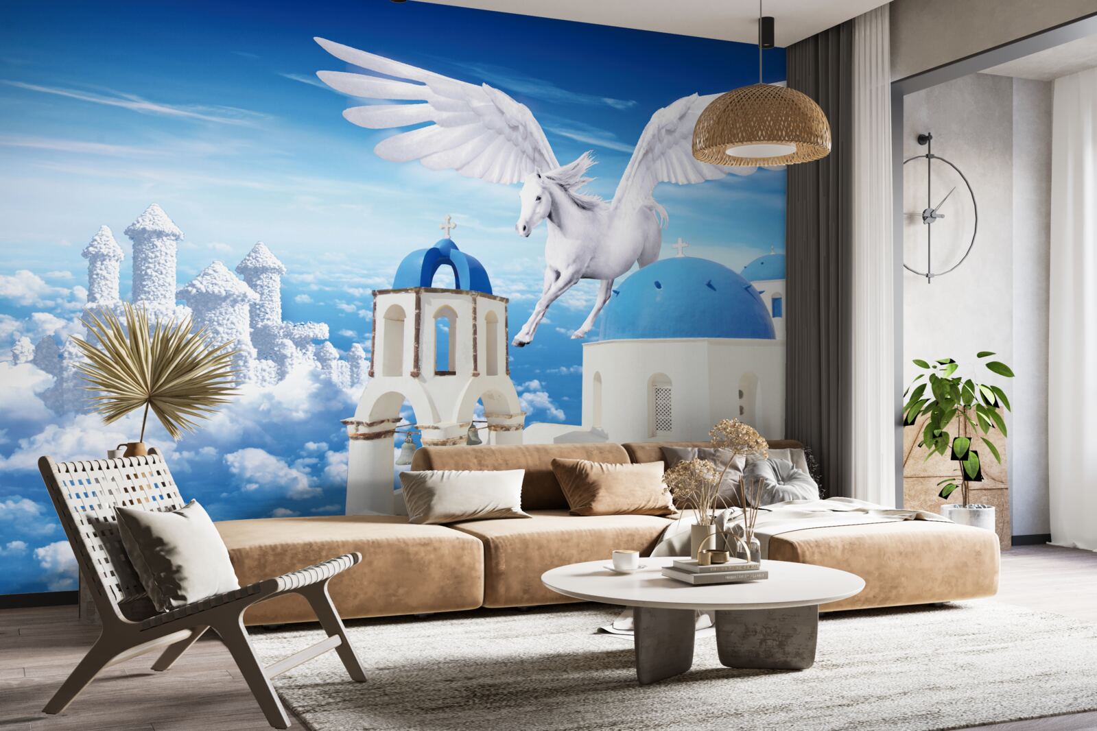 Fotobehang zweefvliegtuig pegasus