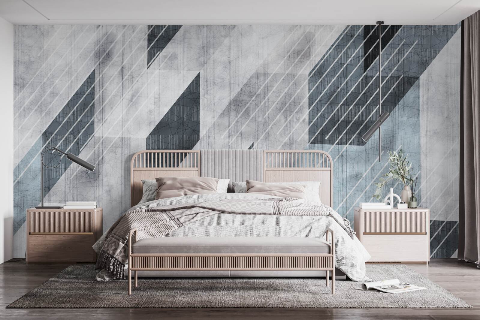 Fotobehang veelbelovende blokken