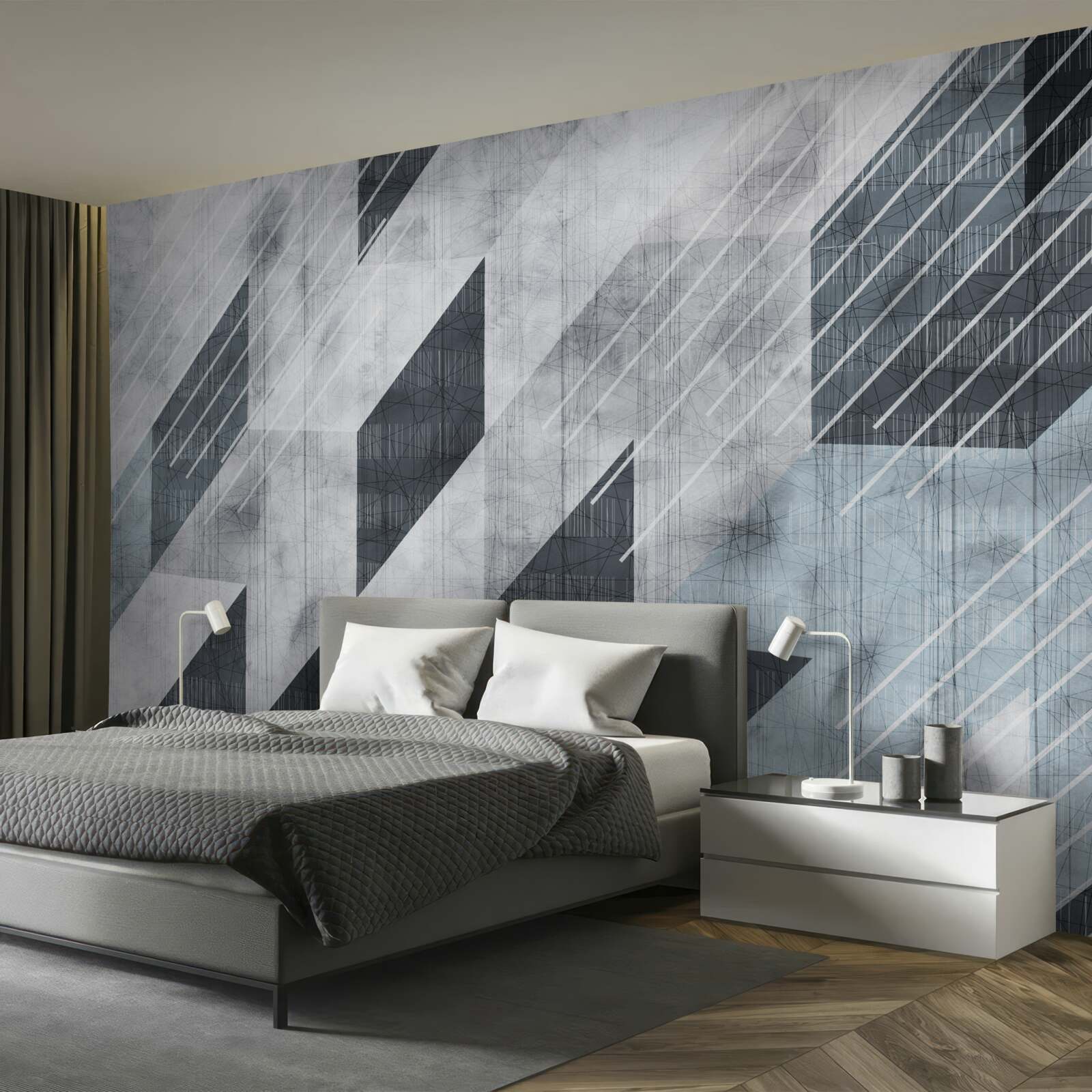 Fotobehang veelbelovende blokken