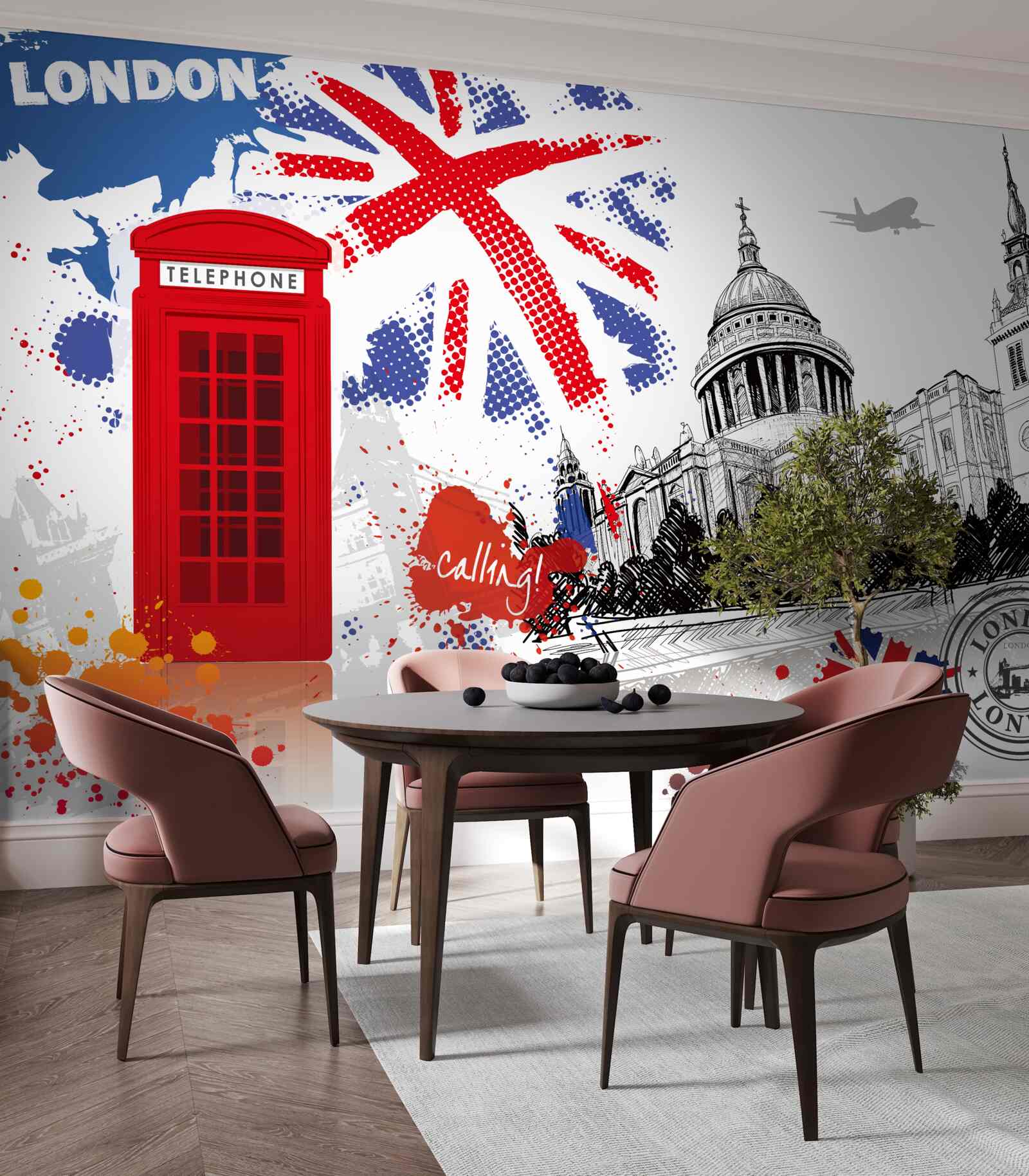 Fotobehang een opmerkelijk symbool van Londen