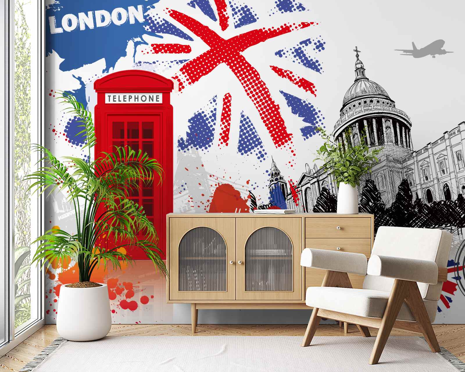 Fotobehang een opmerkelijk symbool van Londen