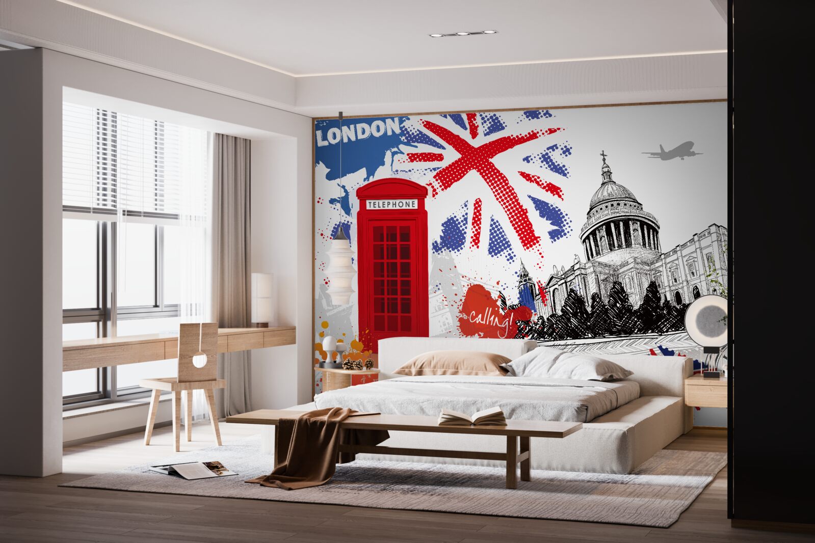 Fotobehang een opmerkelijk symbool van Londen