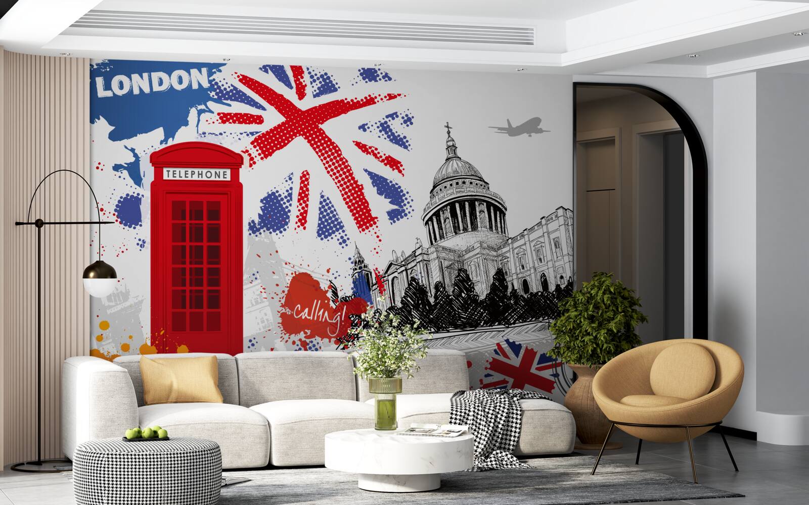 Fotobehang een opmerkelijk symbool van Londen